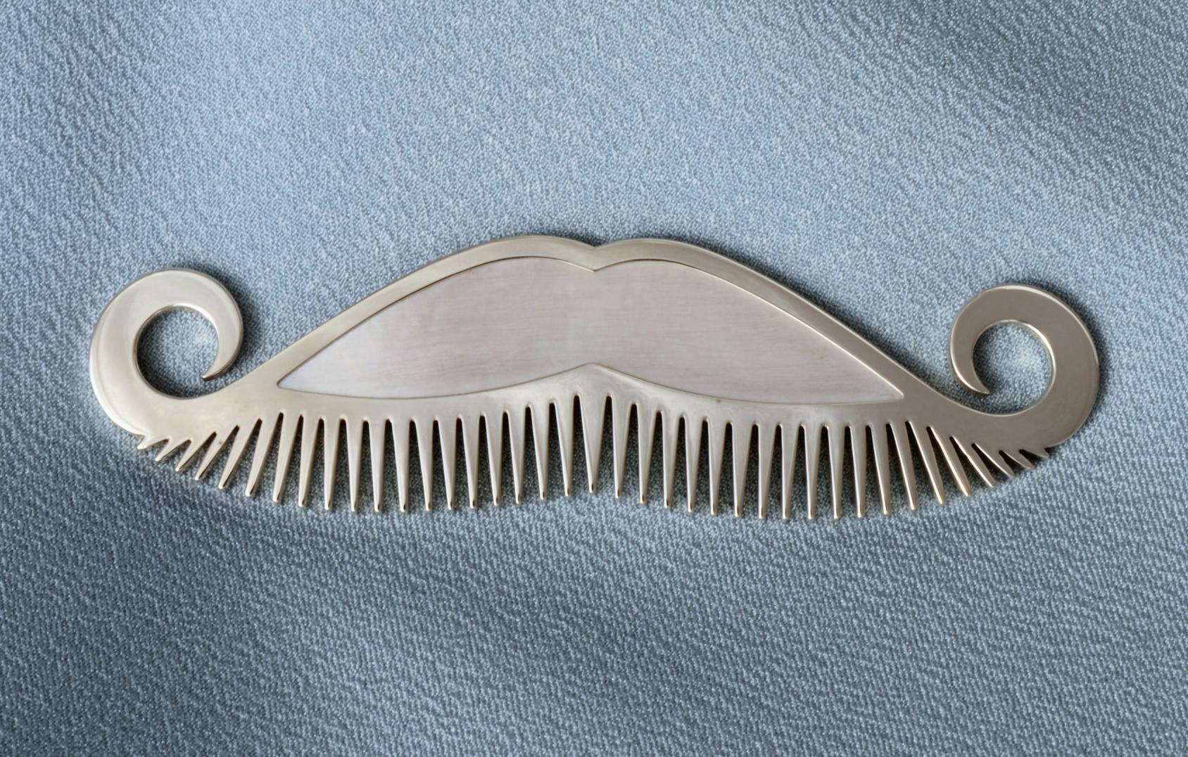 Mustache Comb Accessories Wesley Harris MFA